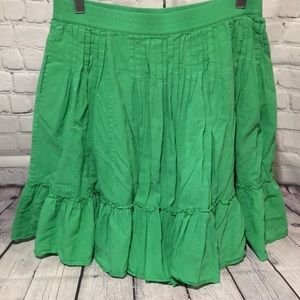 GAP Green cotton skirt